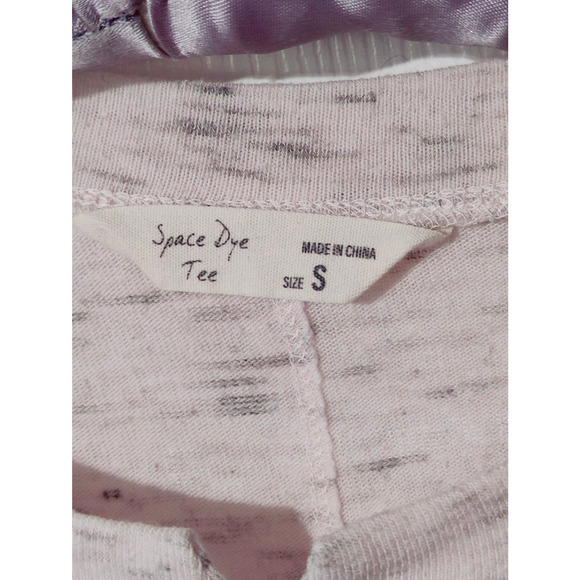 Spring Mercer Space Dye Tee Womens Top S Raglan Long Sleeve Thumb Holes - Picture 3 of 7